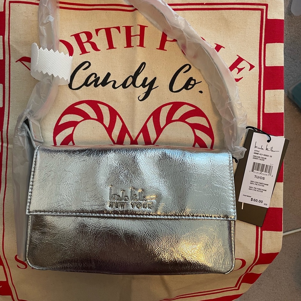 Nicole Miller Silver Women's Bag NWT